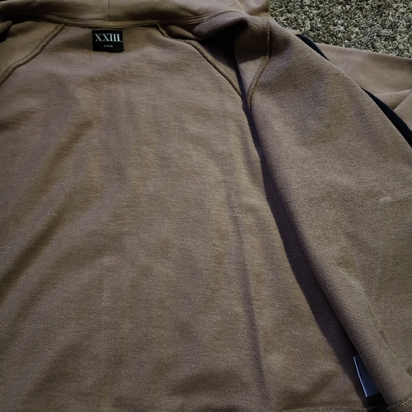 XXIII Brown Mens Hoody Full Zip - Picture 4 of 6